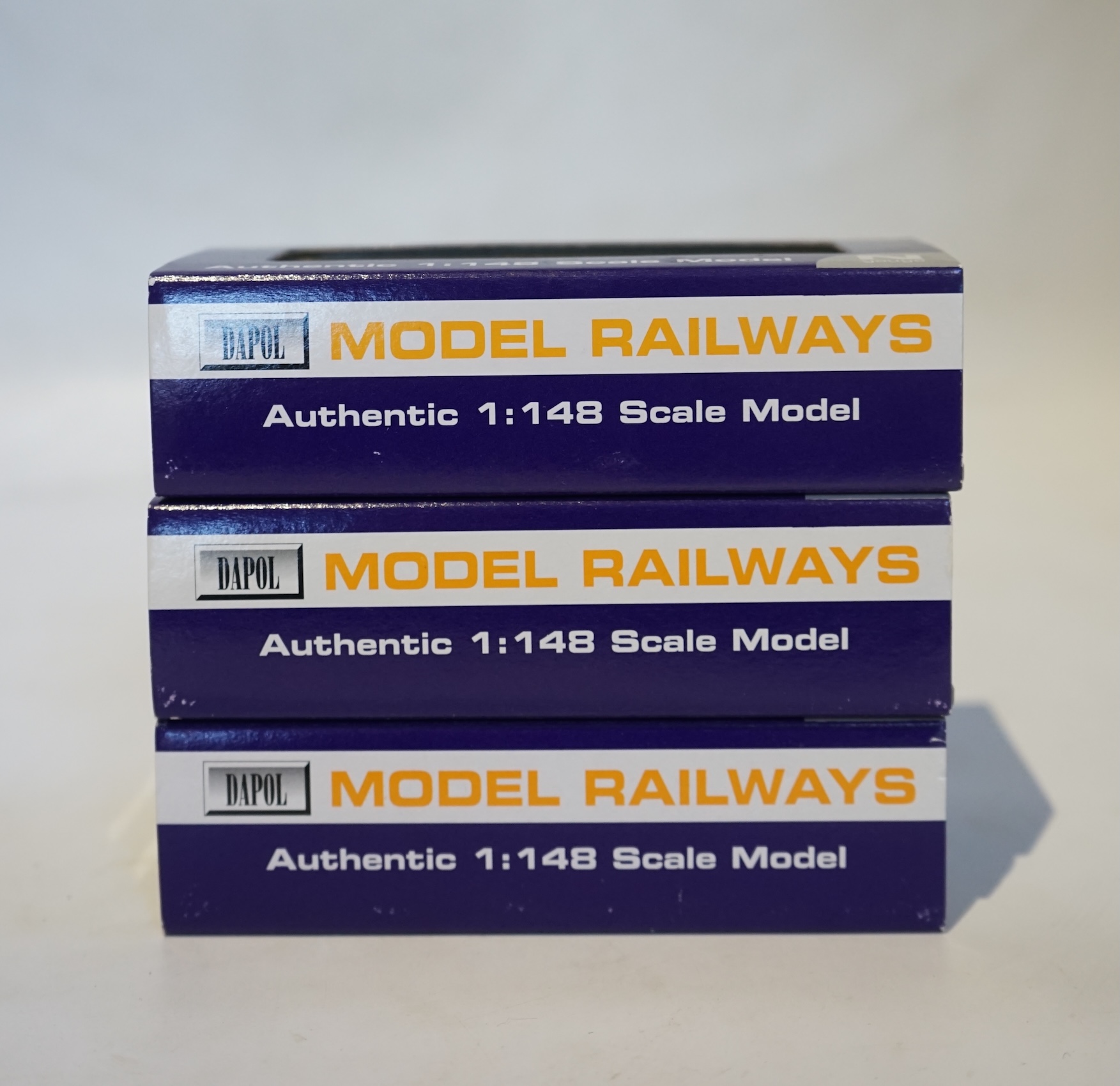 Three boxed Dapol N gauge railway LMS Ivatt 2-6-2T locomotives; 1205 (ND-062B), 1200 (ND-062A), and 1200 (ND-062A). Condition - good.